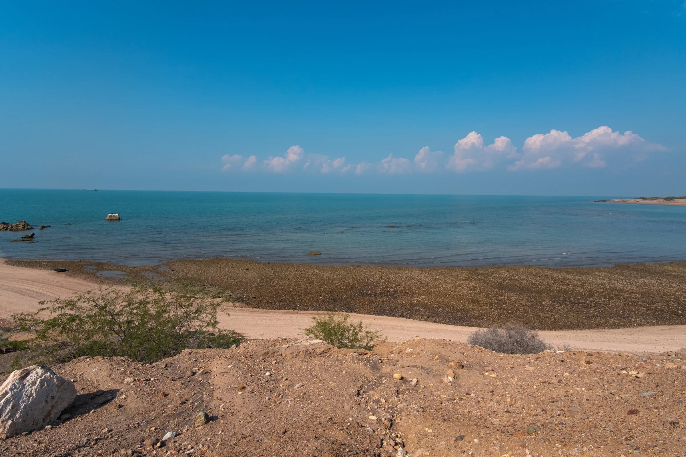 Colorful landscapes of Hormuz Island