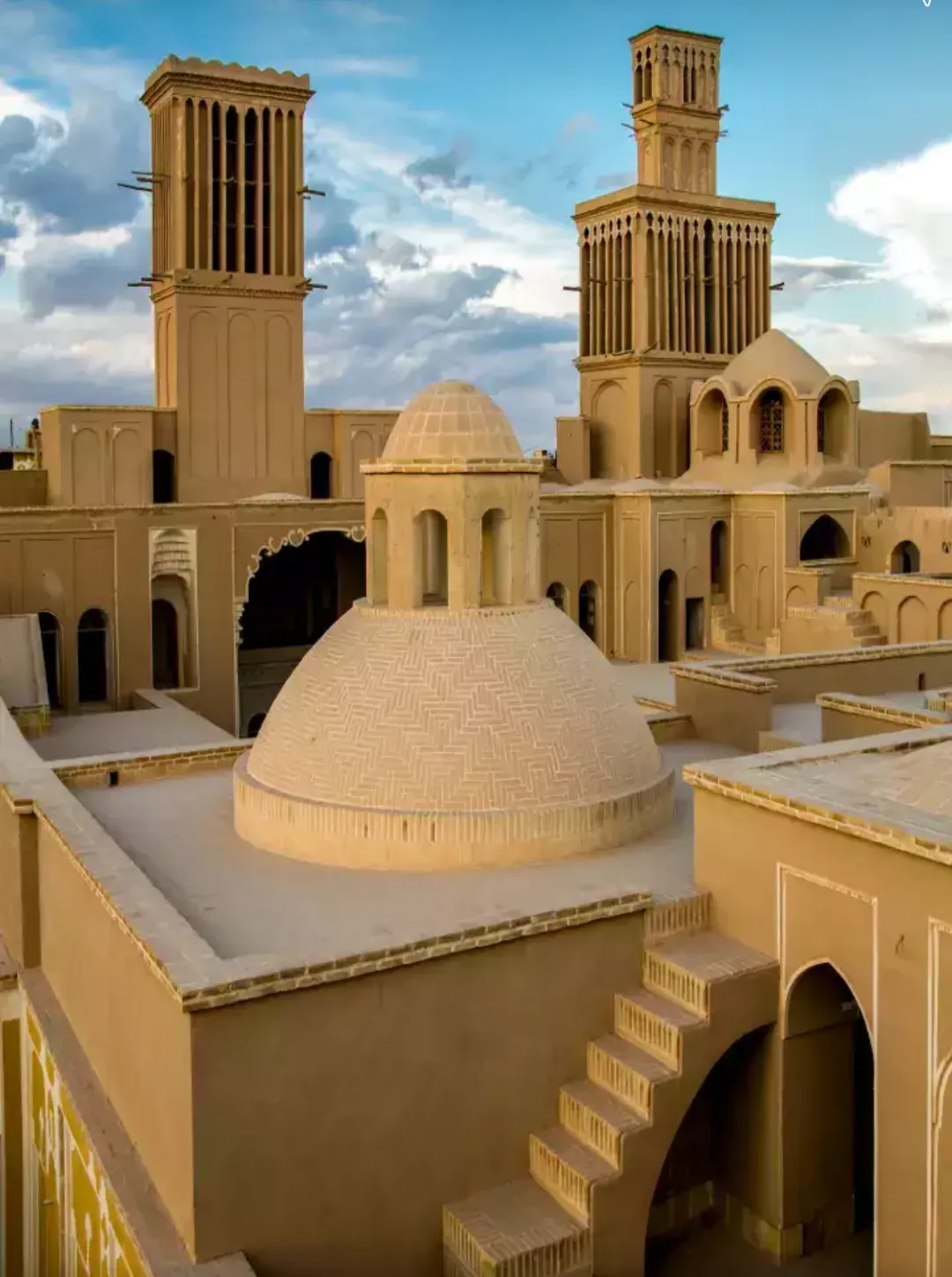 Dowlat Abad windcatcher in Yazd